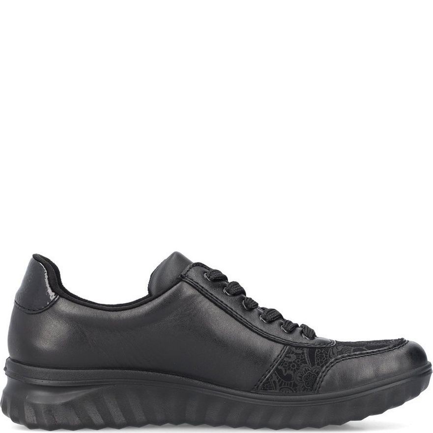 RIEKER Laisvalaikio bateliai moterims, Juoda, Ladies shoes 3