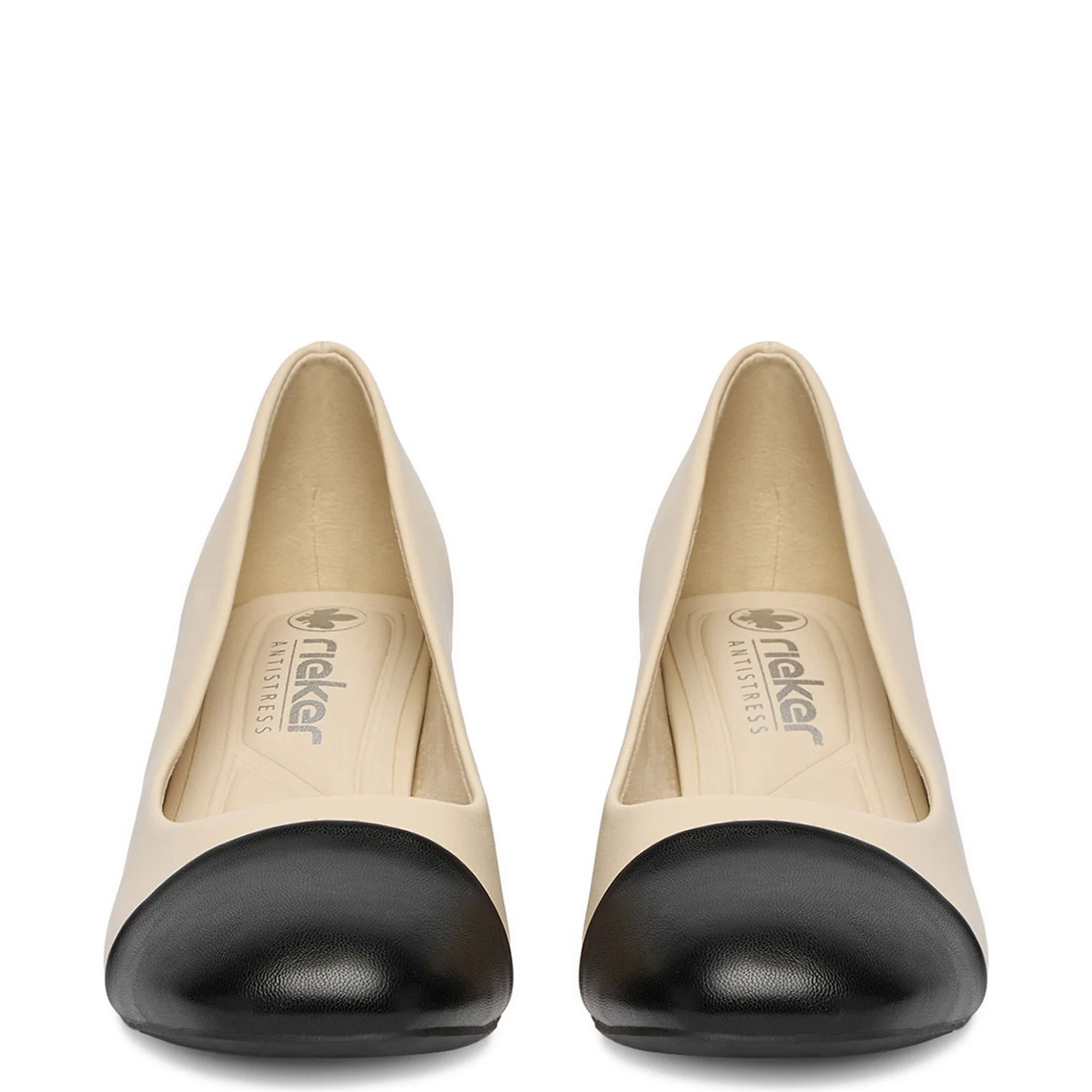 RIEKER Aukštakulniai moterims, Smėlio, Pumps, rie44760-60 4