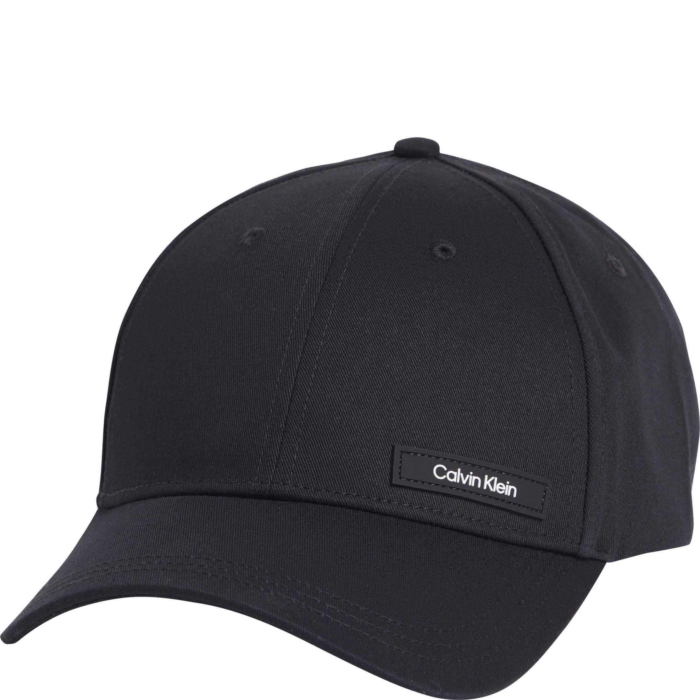 CALVIN KLEIN Kepurė vyrams, Juoda, Essential patch cap 1