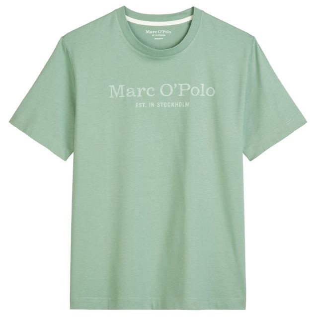 MARC O'POLO Marškinėliai trump. rankovėmis vyrams, Žalia, Tshirts sh 523201251052