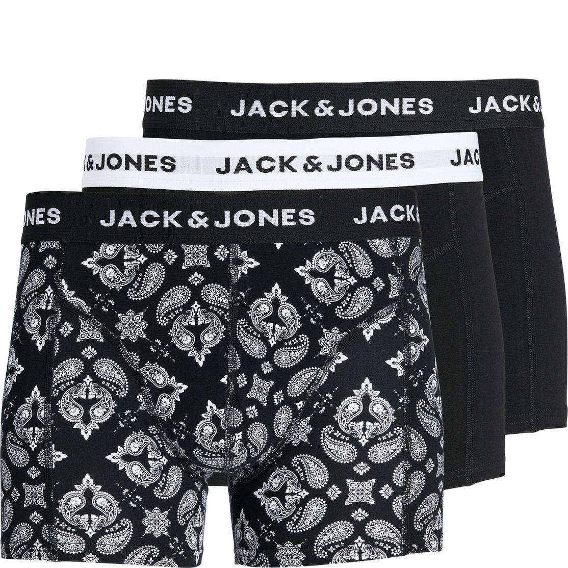 JACK & JONES Ilginti apatiniai vyrams, Marga, Paris trunks 3 pack 1