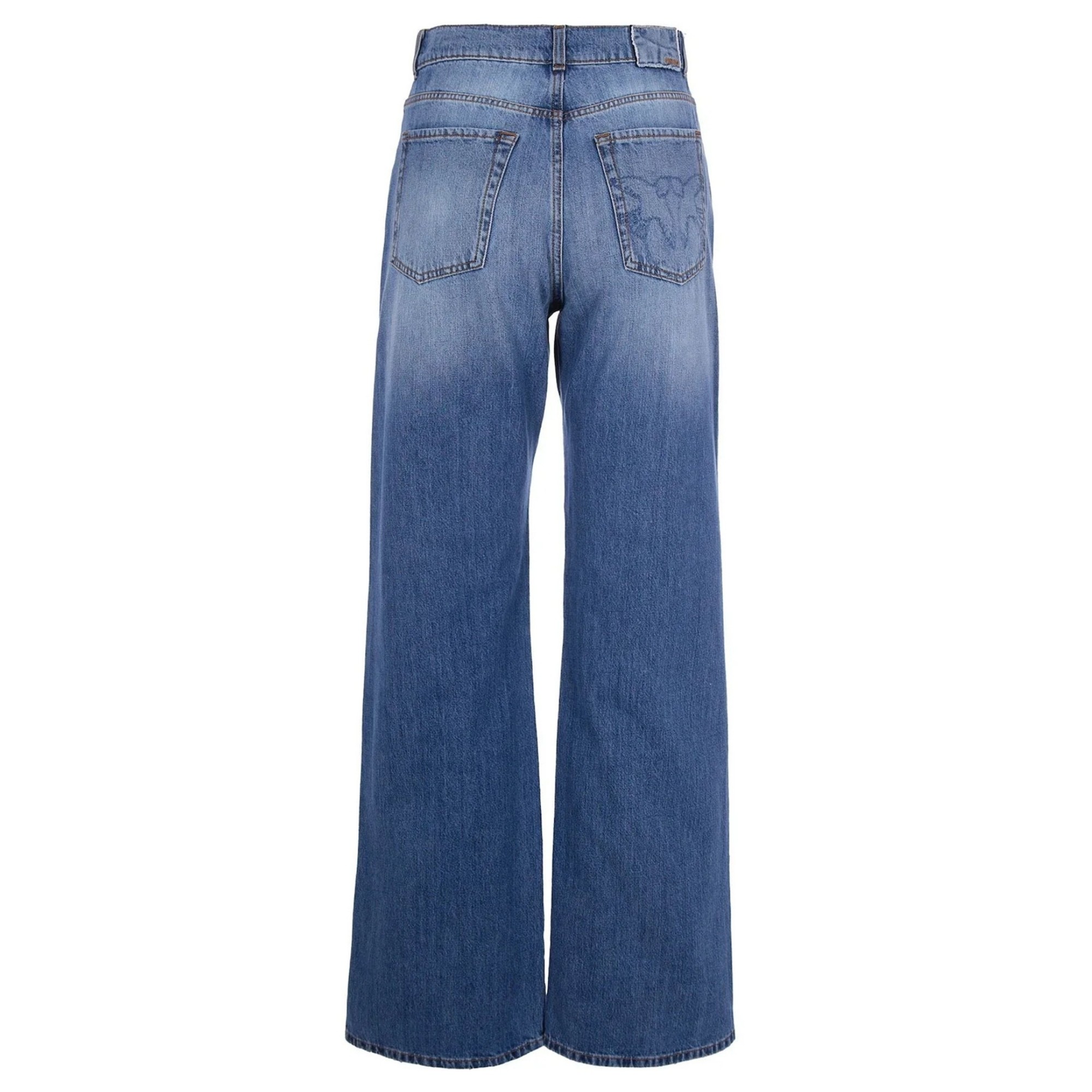 PINKO Platūs džinsai moterims, Mėlyna, Wanda wide leg 2