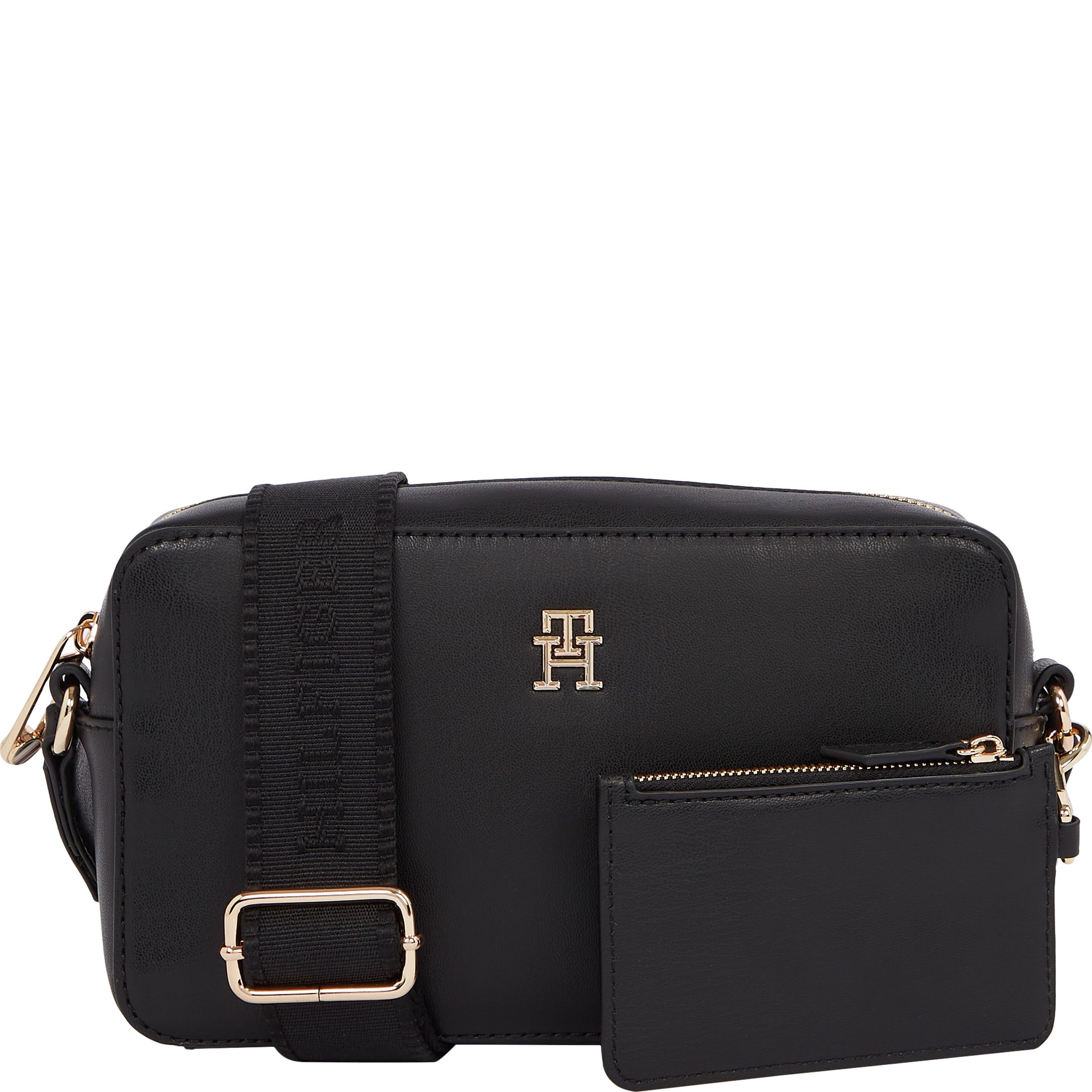 TOMMY HILFIGER Rankinė per petį moterims, Juoda, Monotype camera bag 3