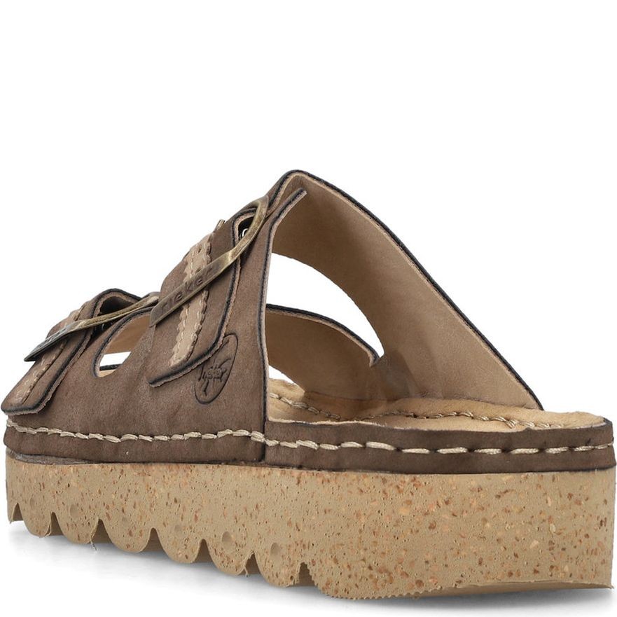 RIEKER Šlepetės moterims, Ruda, Slippers 4