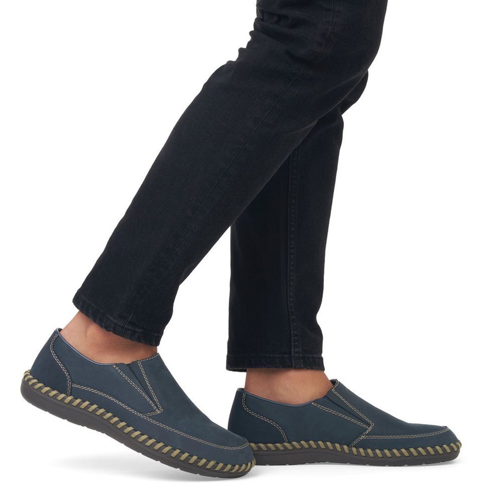 RIEKER Laisvalaikio bateliai vyrams, Mėlyna, LEISURE 2