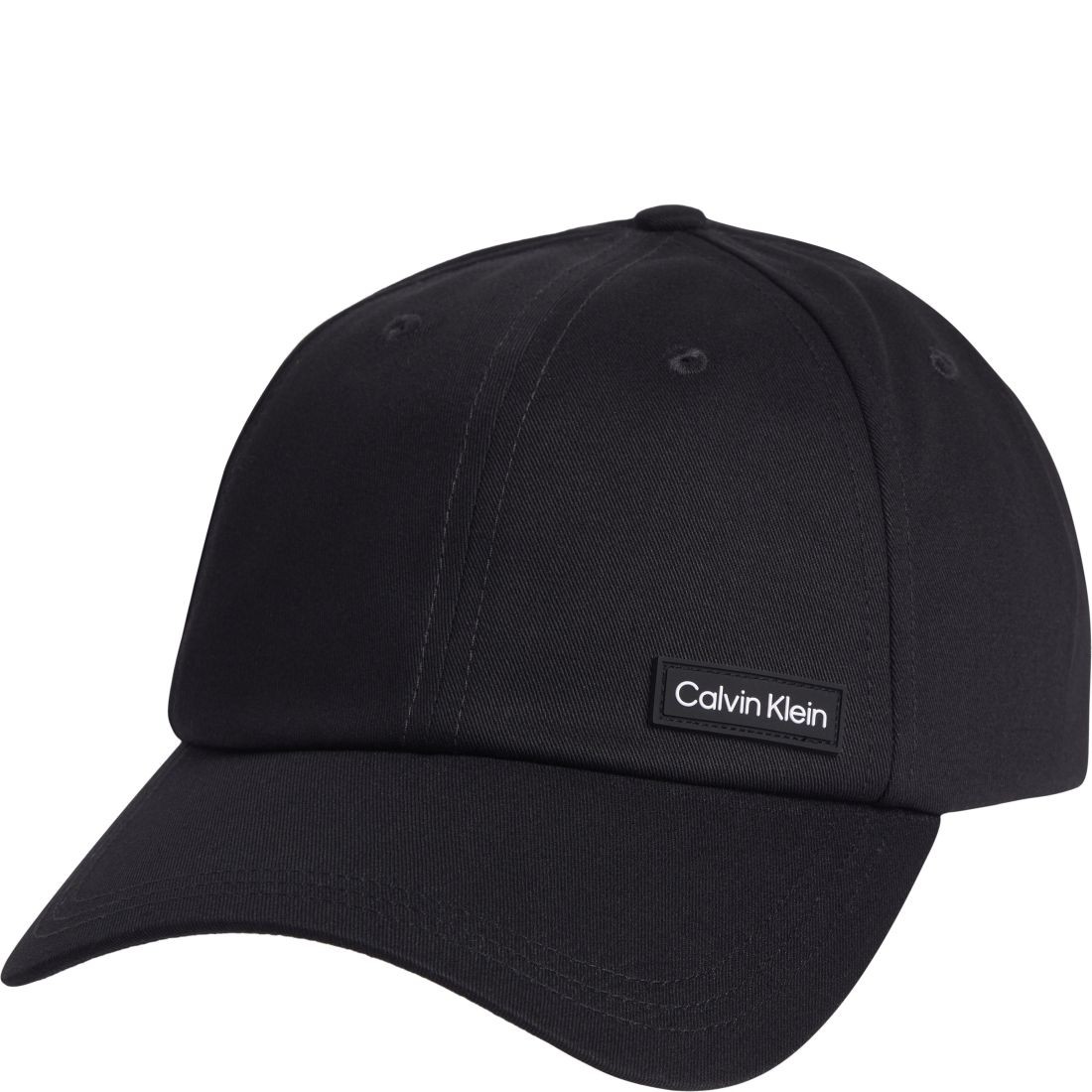 CALVIN KLEIN Kepurė vyrams, Juoda, Essential patch cap 1