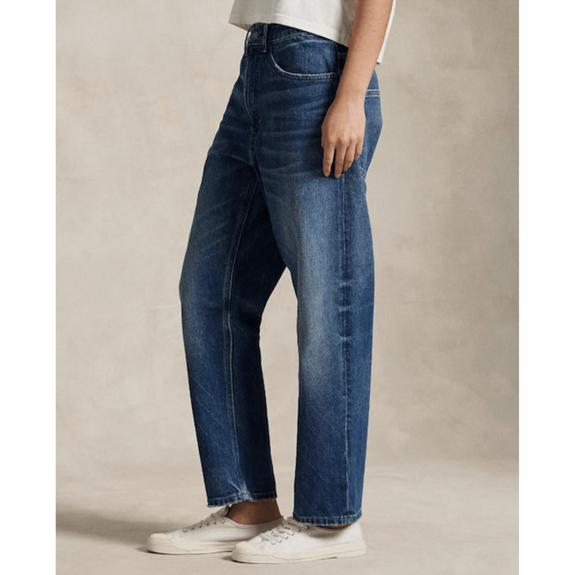 POLO RALPH LAUREN Tiesūs džinsai moterims, Mėlyna, Rlxd tpr ankle boyfriend 3