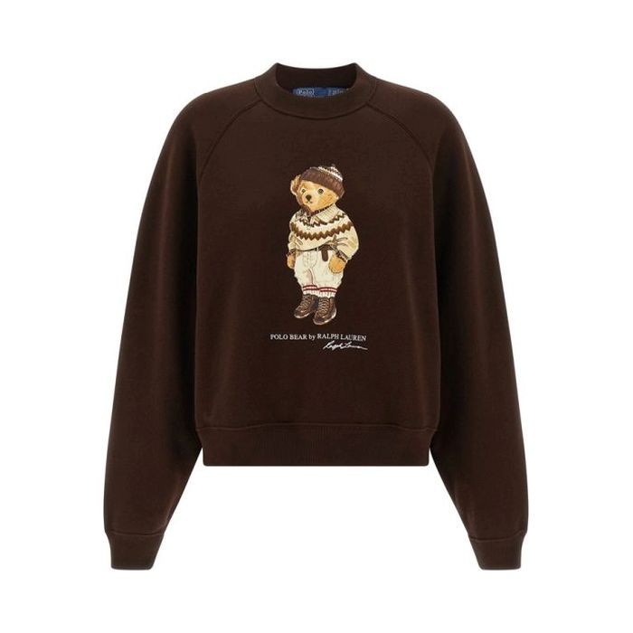 POLO RALPH LAUREN Sportinis nertinis moterims, Ruda, Knit sweatshirt 1