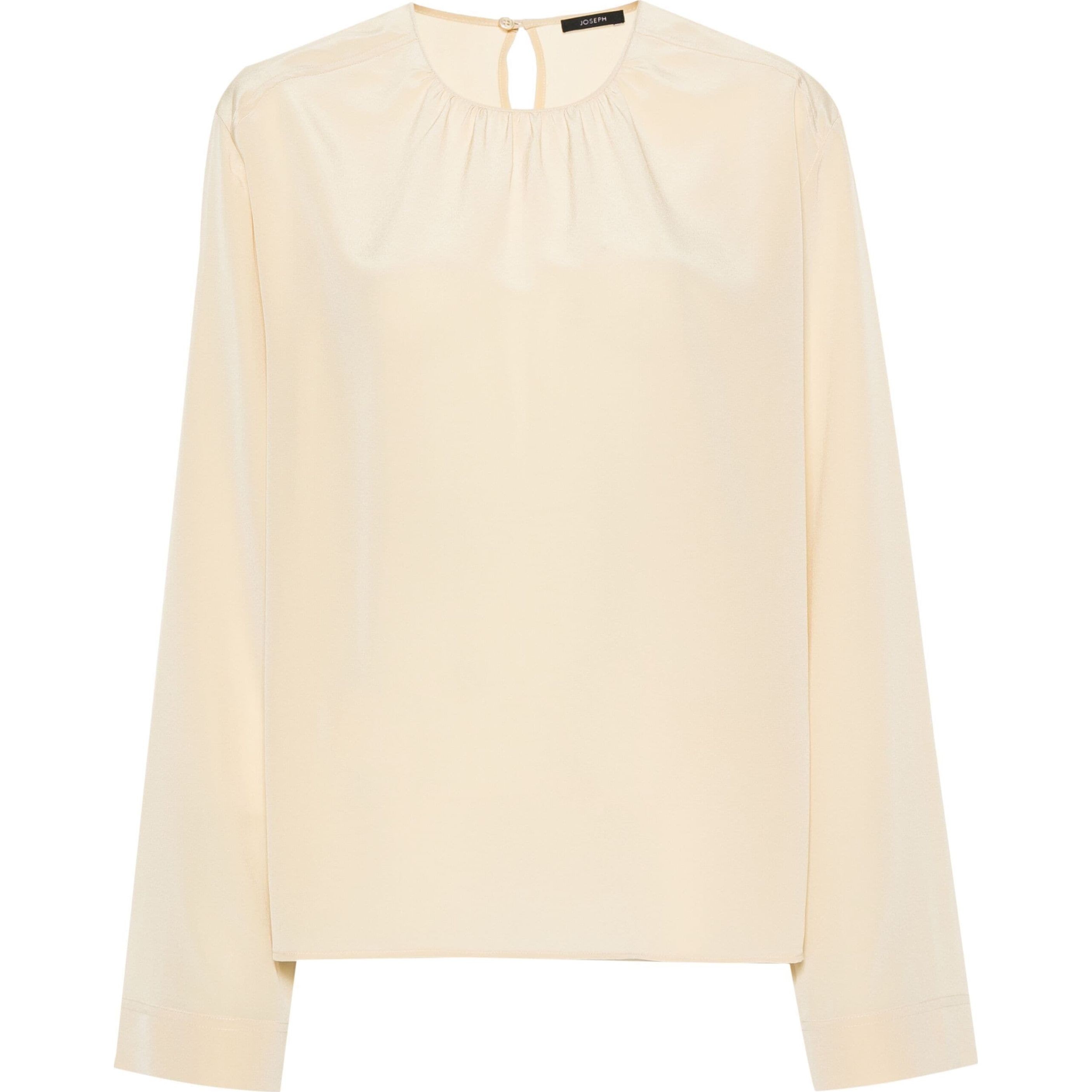JOSEPH Palaidinės moterims, Smėlio, Braidwood blouse crepe de soie 1