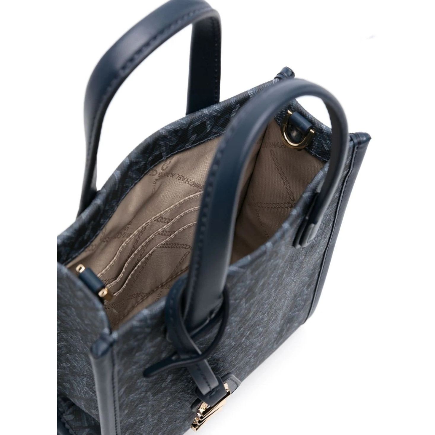 MICHAEL KORS Rankinė per petį moterims, Mėlyna, Xs ns shopper tote xbody 4