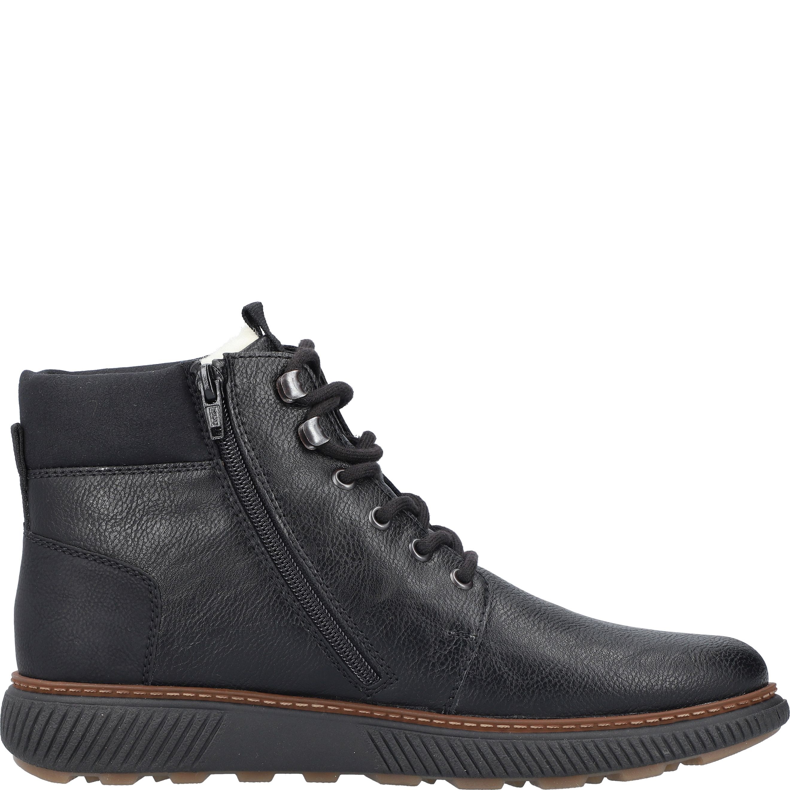 RIEKER Aulinukai vyrams, Juoda, BOOTIES 6