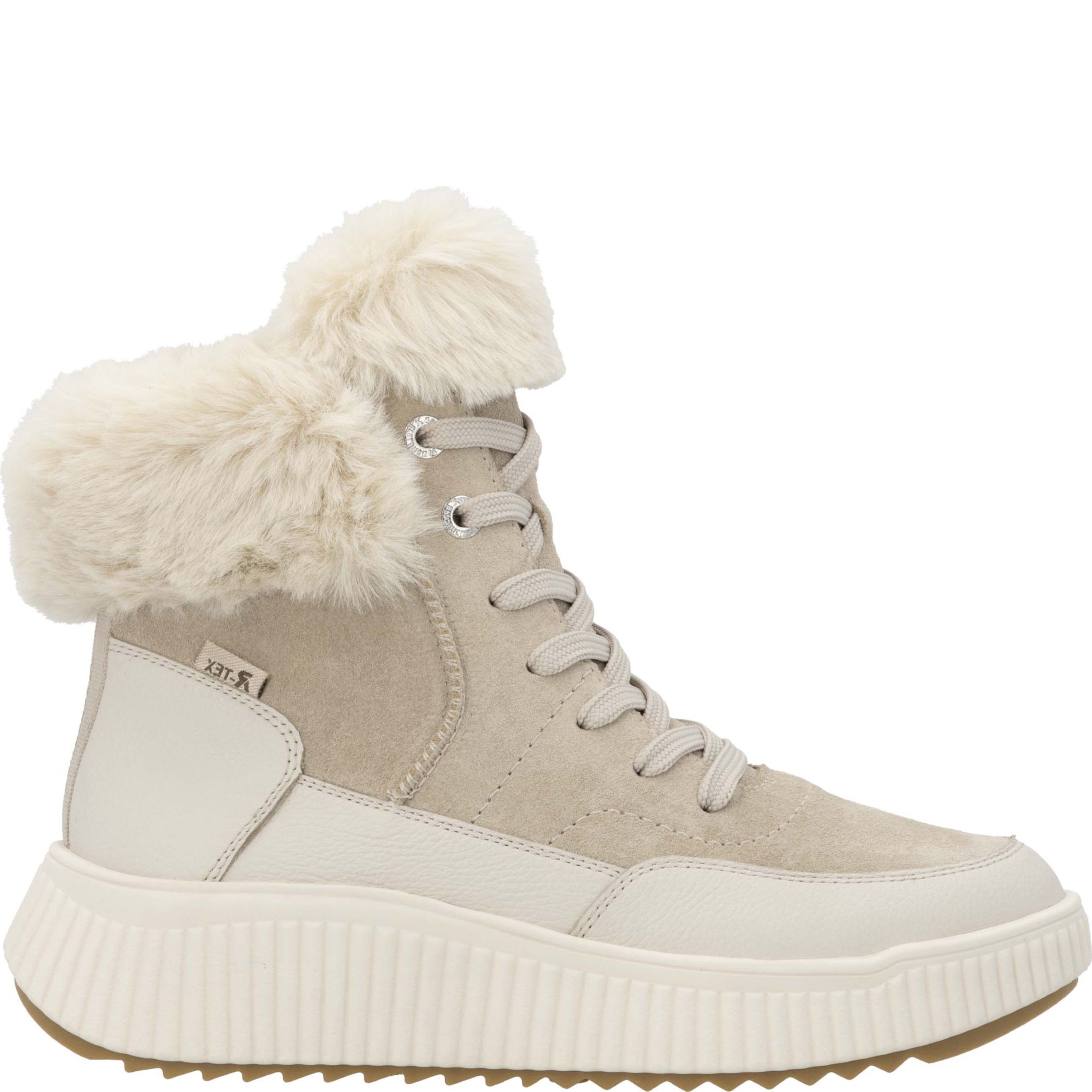 RIEKER EVOLUTION Aulinukai moterims, Smėlio, Ladies mid height boots 4