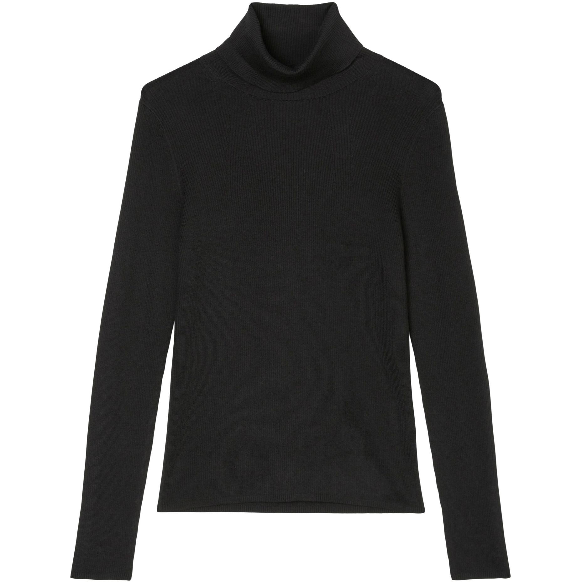 MARC O'POLO Palaidinės aukštinta apykakle moterims, Juoda 1