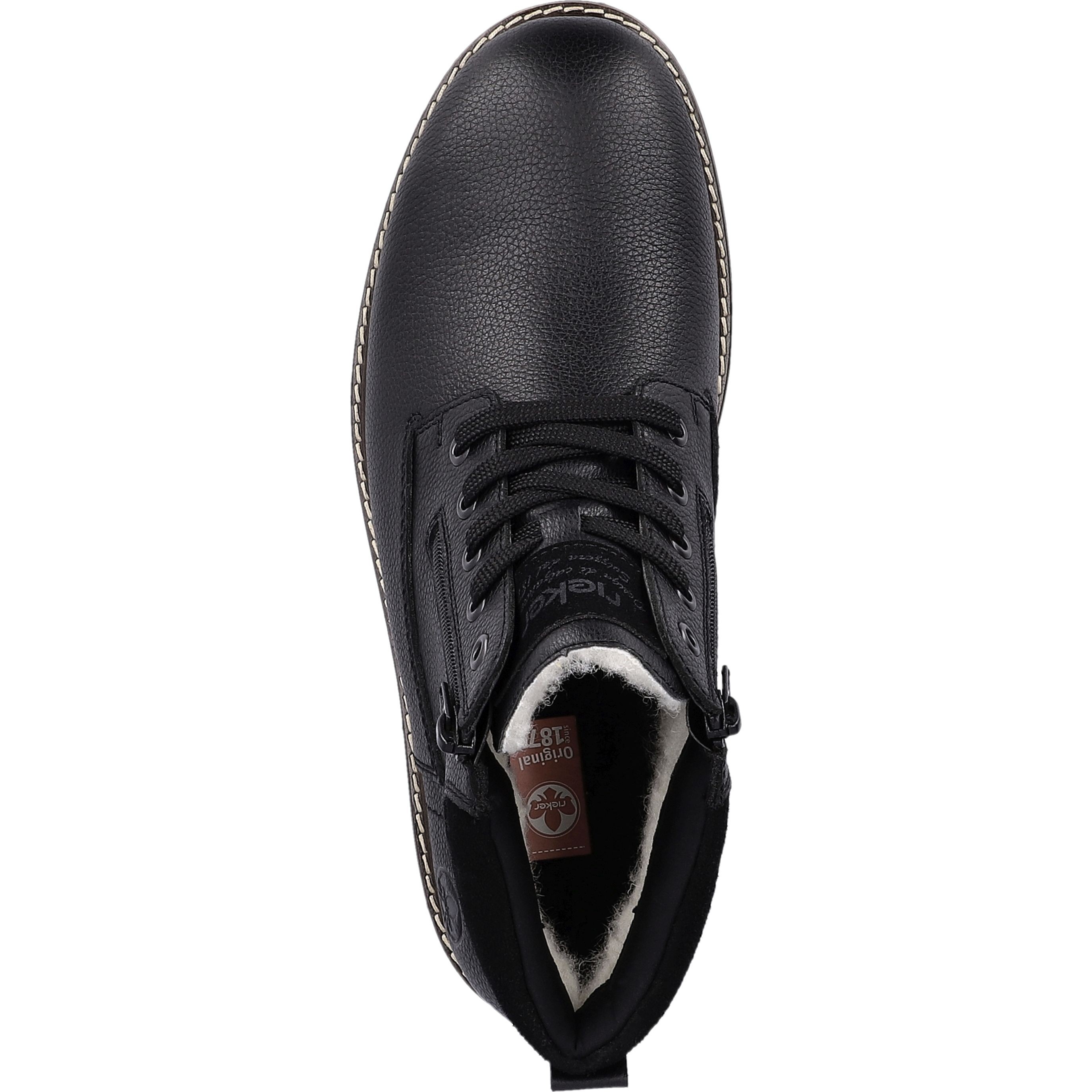 RIEKER Aulinukai vyrams, Juoda, BOOTIES 7