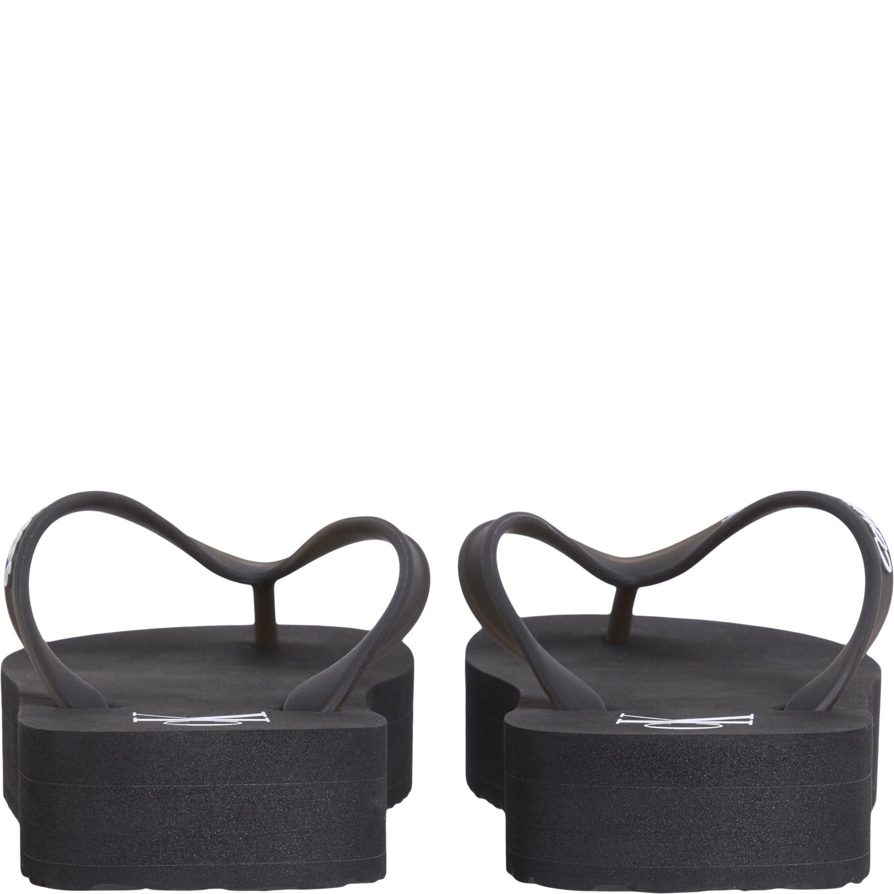 CALVIN KLEIN JEANS Pliažo šlepetės per pirštą moterims, Juoda, Beach sandal flatform 4