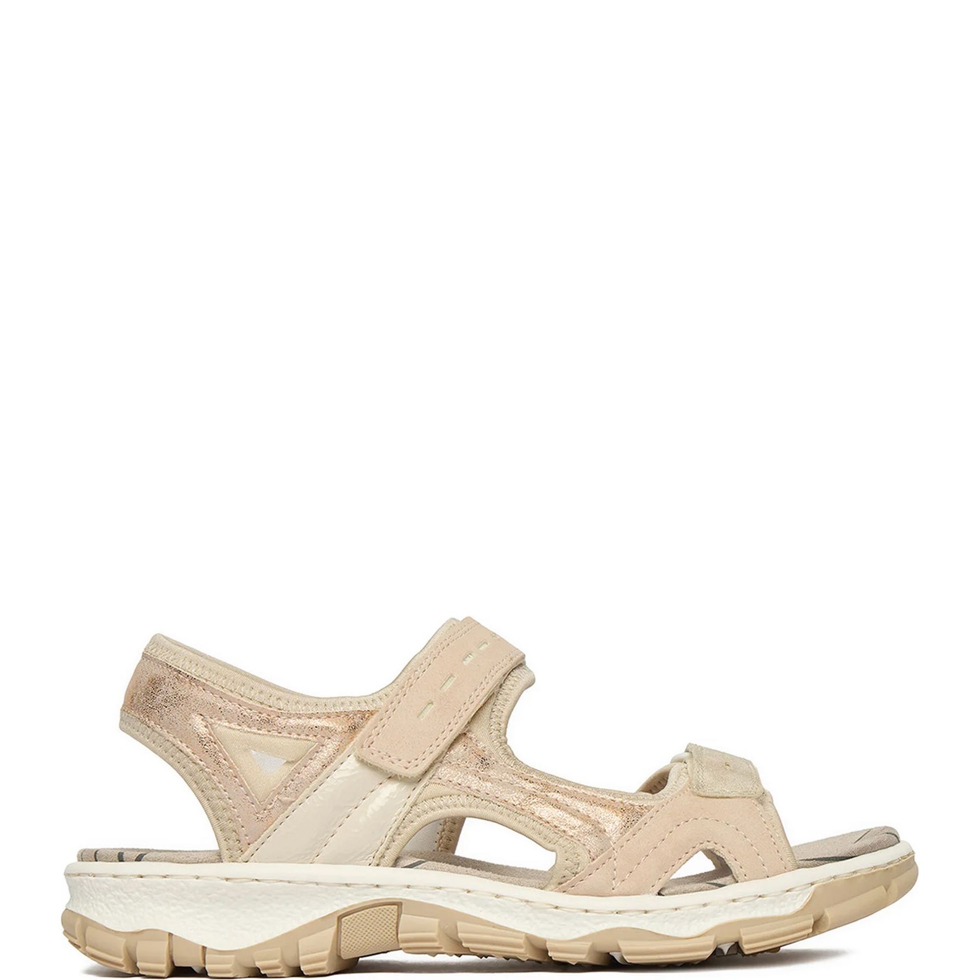 RIEKER Basutės moterims, Rožinė, Sandals 2