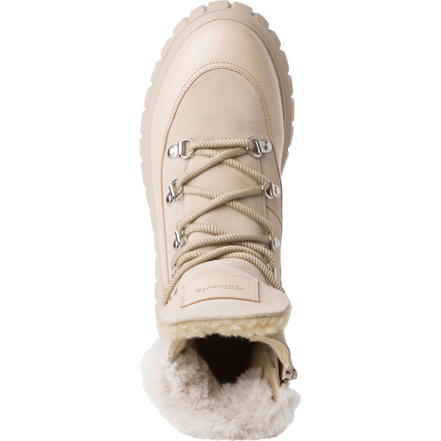 TAMARIS Aulinukai moterims, Smėlio, Wl lace boot 4