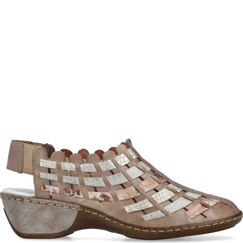 RIEKER Bateliai - moterims, Pilka 2