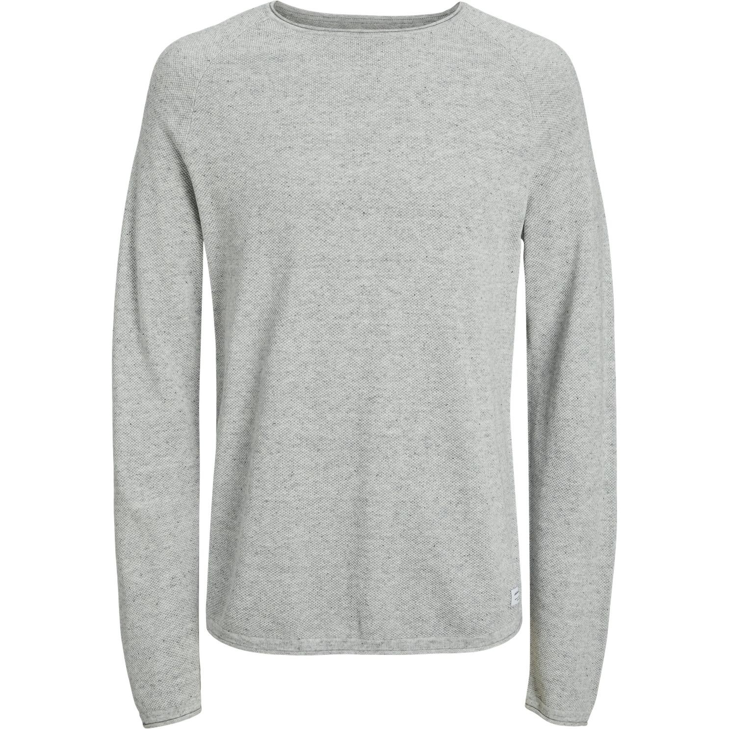 JACK & JONES Megztinis vyrams, Pilka, Jjehill pullover 1