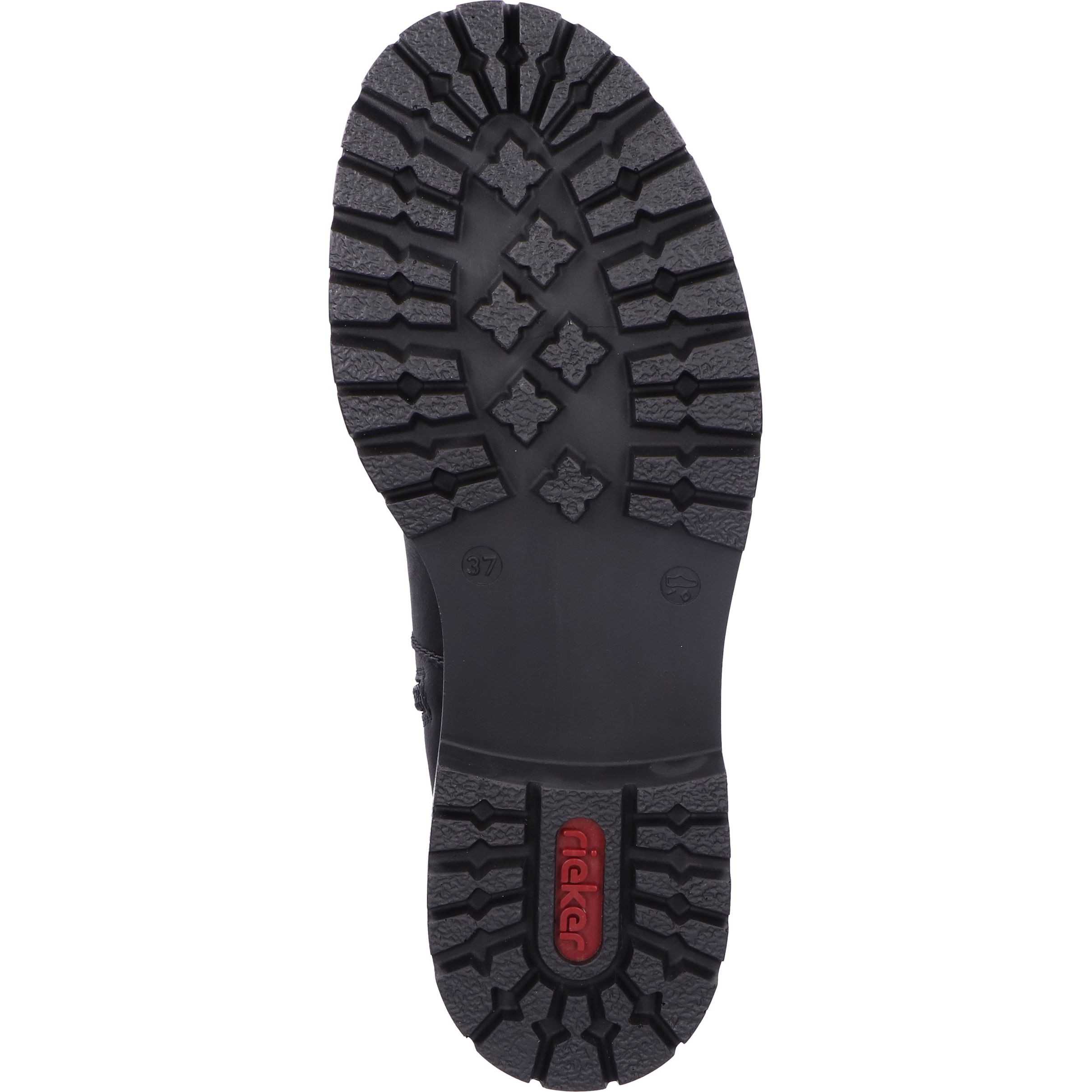 RIEKER Aulinukai moterims, Juoda, Ladies mid height boots 10