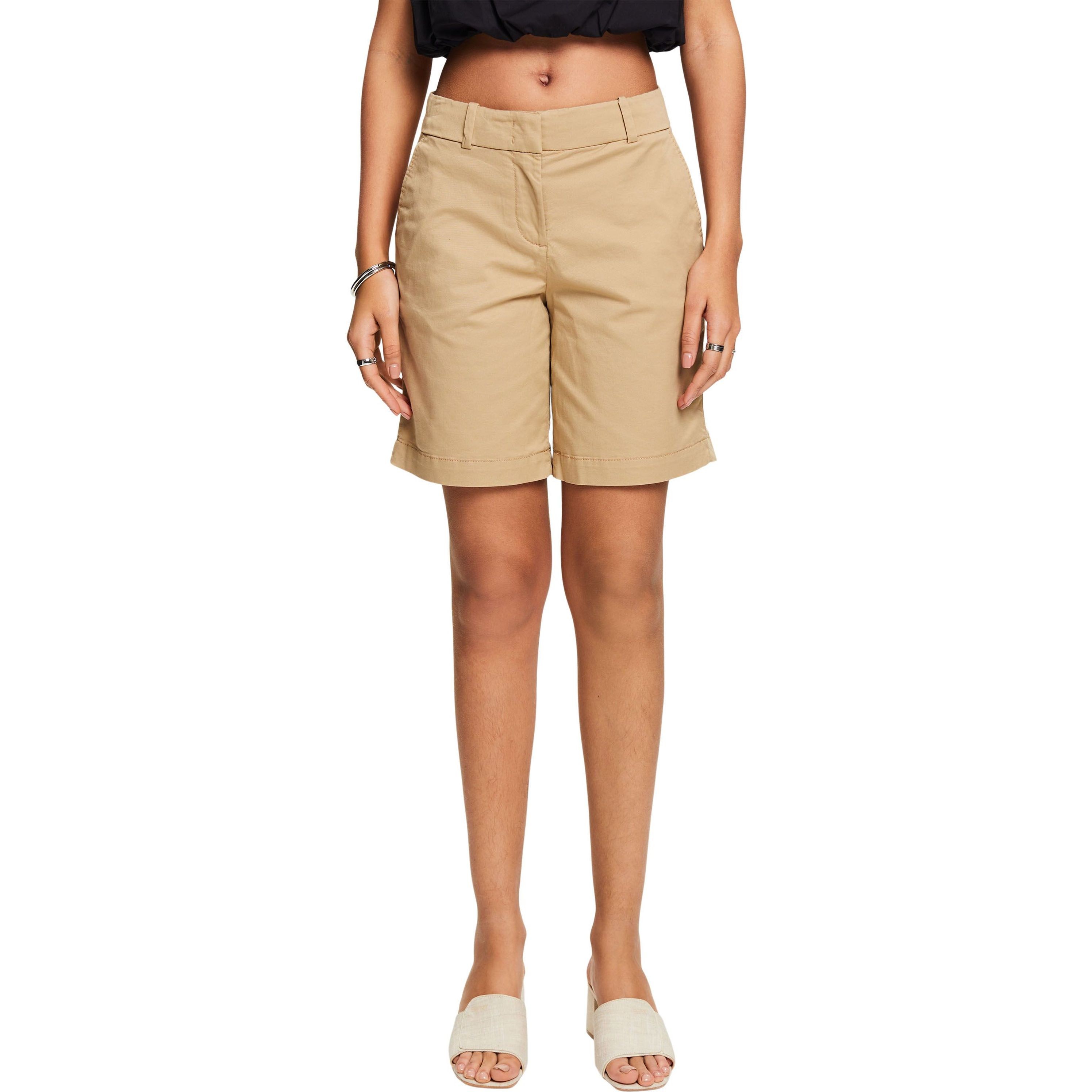 ESPRIT Šortai moterims, Smėlio, shorts 2
