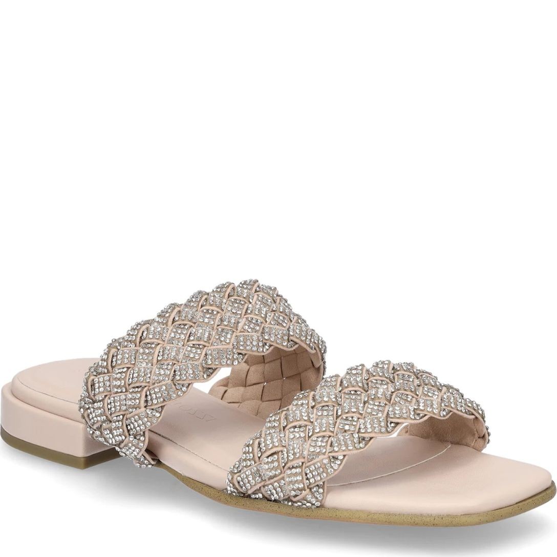 MARCO TOZZI Šlepetės moterims, Smėlio, SLIPPERS 1