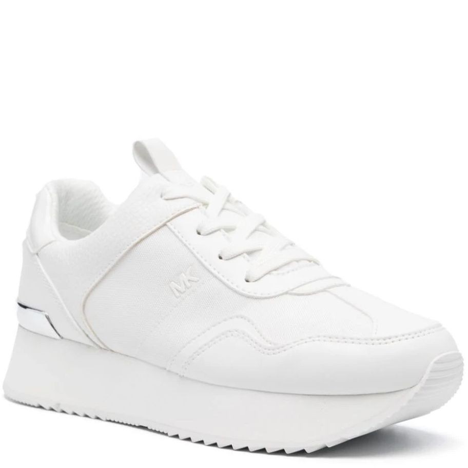 MICHAEL KORS Laisvalaikio bateliai moterims, Balta, Raina trainer 1