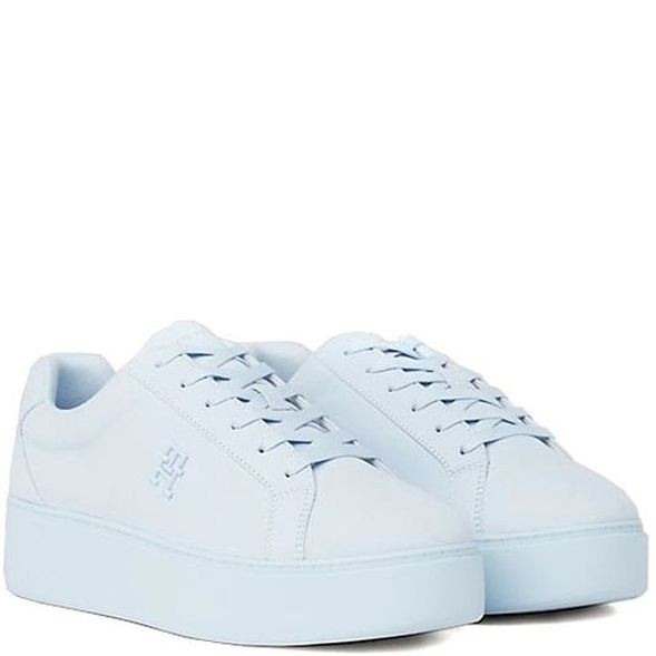 TOMMY HILFIGER Laisvalaikio bateliai moterims, Mėlyna, Platform court sneaker 1