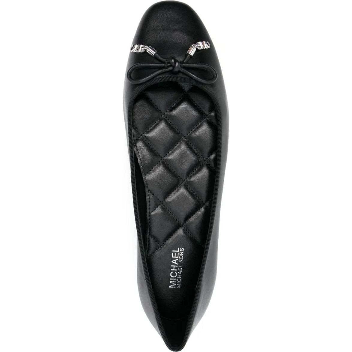 MICHAEL KORS Balerinos moterims, Juoda, Nori flat 4