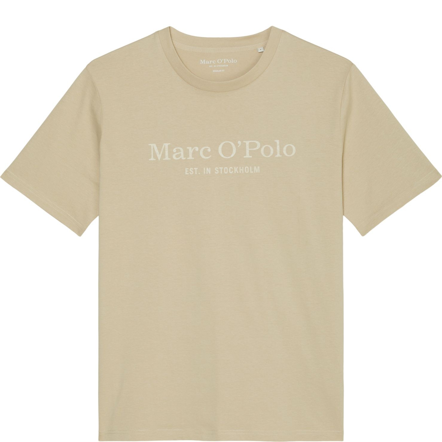 MARC O'POLO Marškinėliai vyrams, Smėlio 1