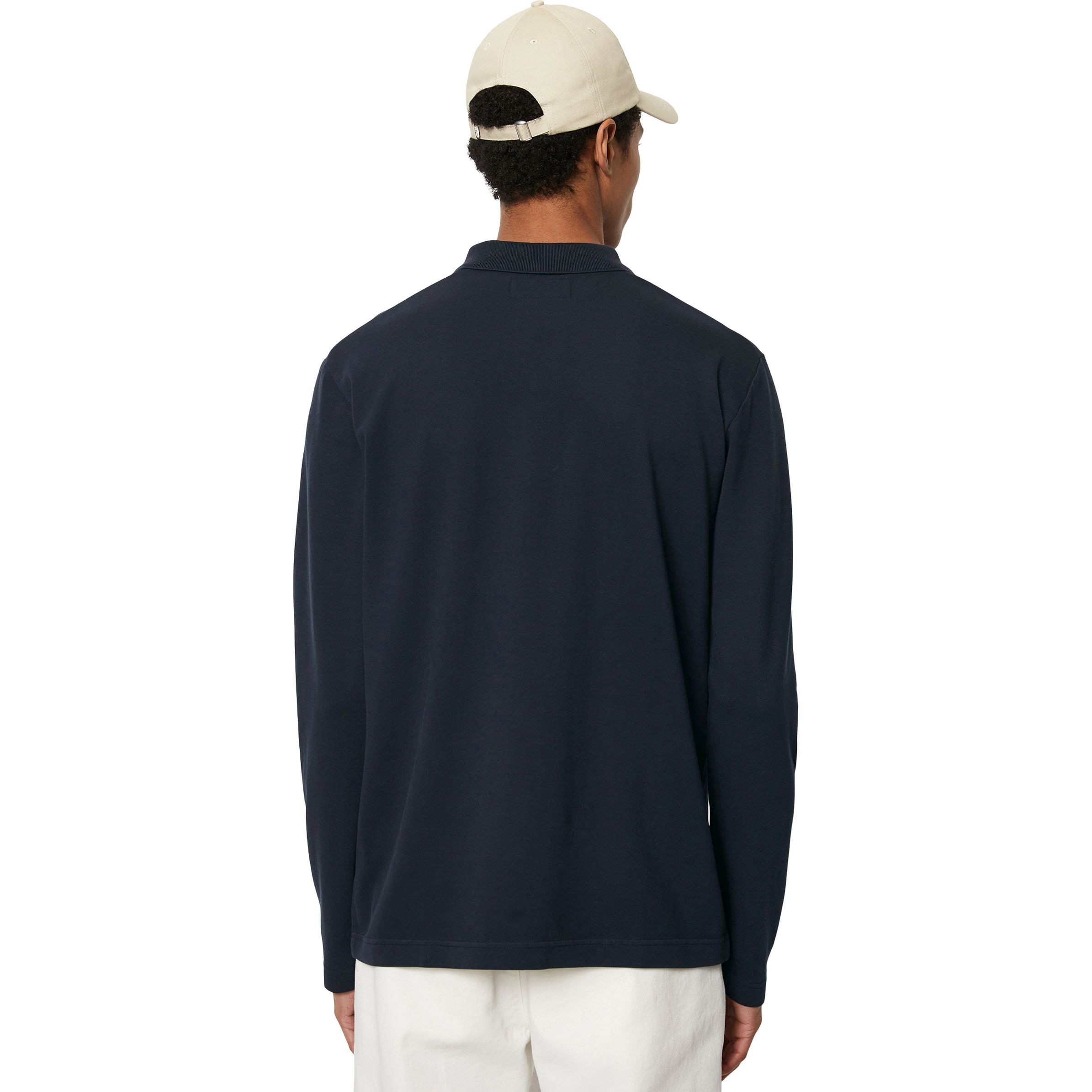 MARC O'POLO Polo marškiniai ilgos rank. vyrams, Mėlyna 3