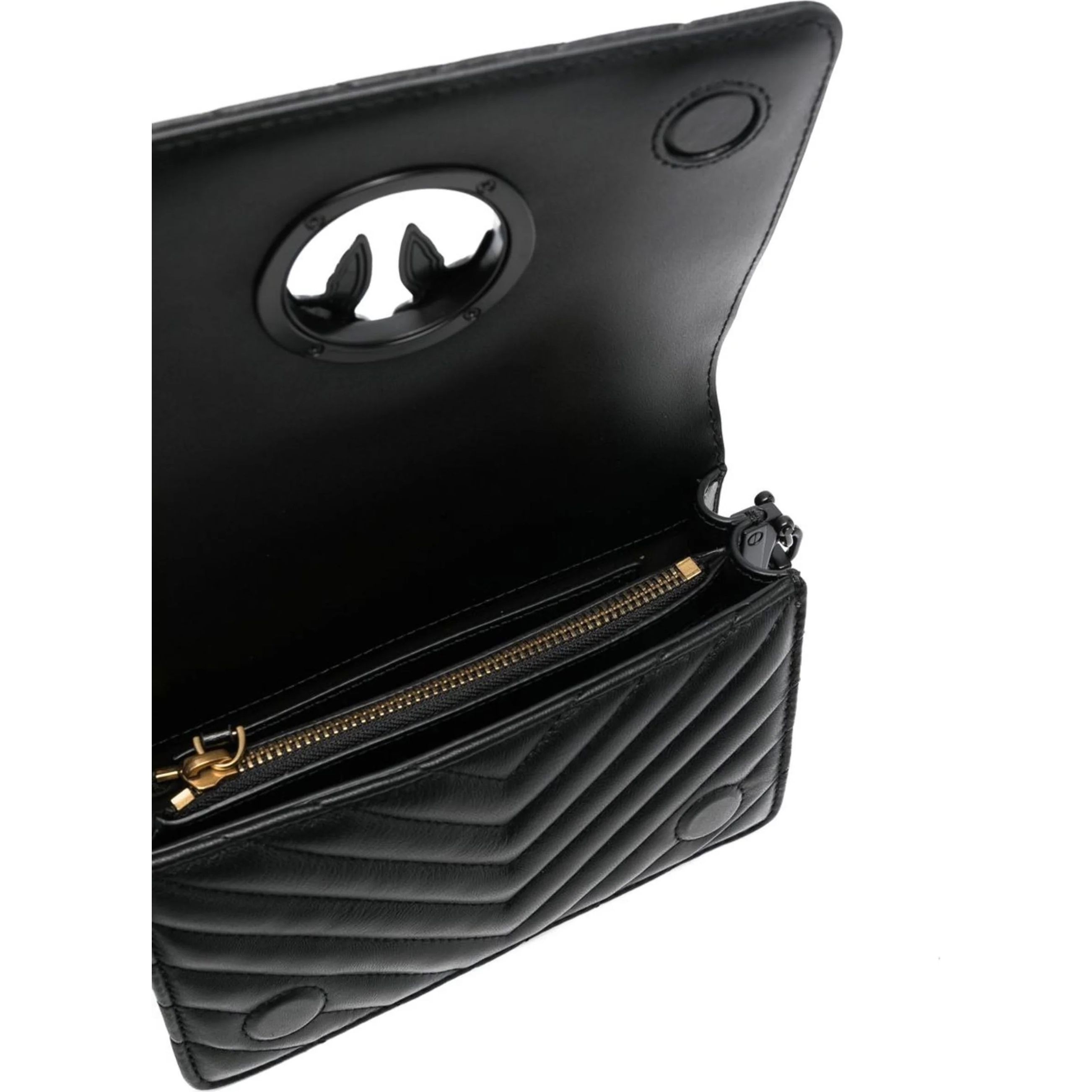 PINKO Rankinė per petį moterims, Juoda, Love click crossbody bag 4