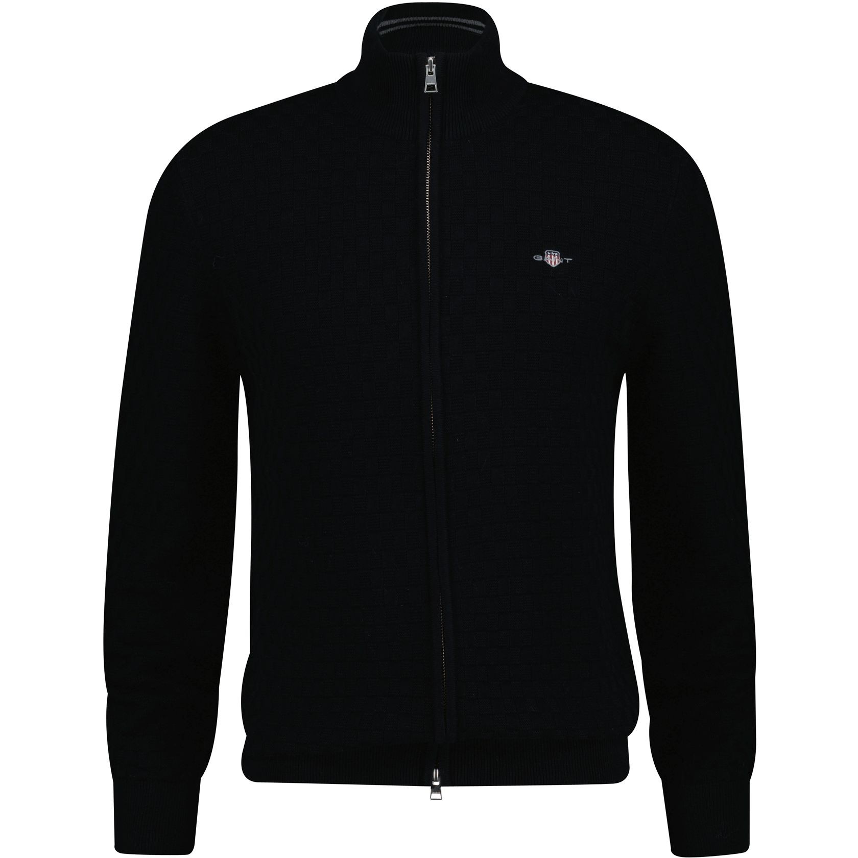 GANT Džemperis vyrams, Juoda, micro texture fz 1