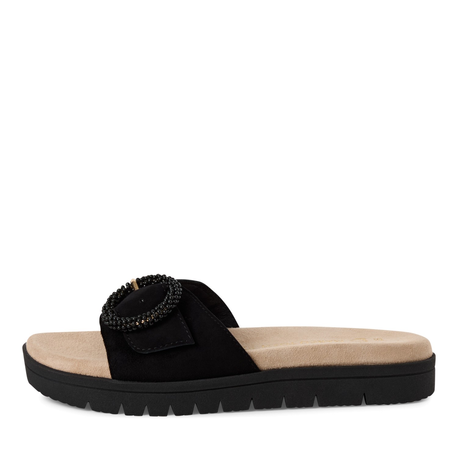 MARCO TOZZI Klumpės moterims, Juoda, Mules 2