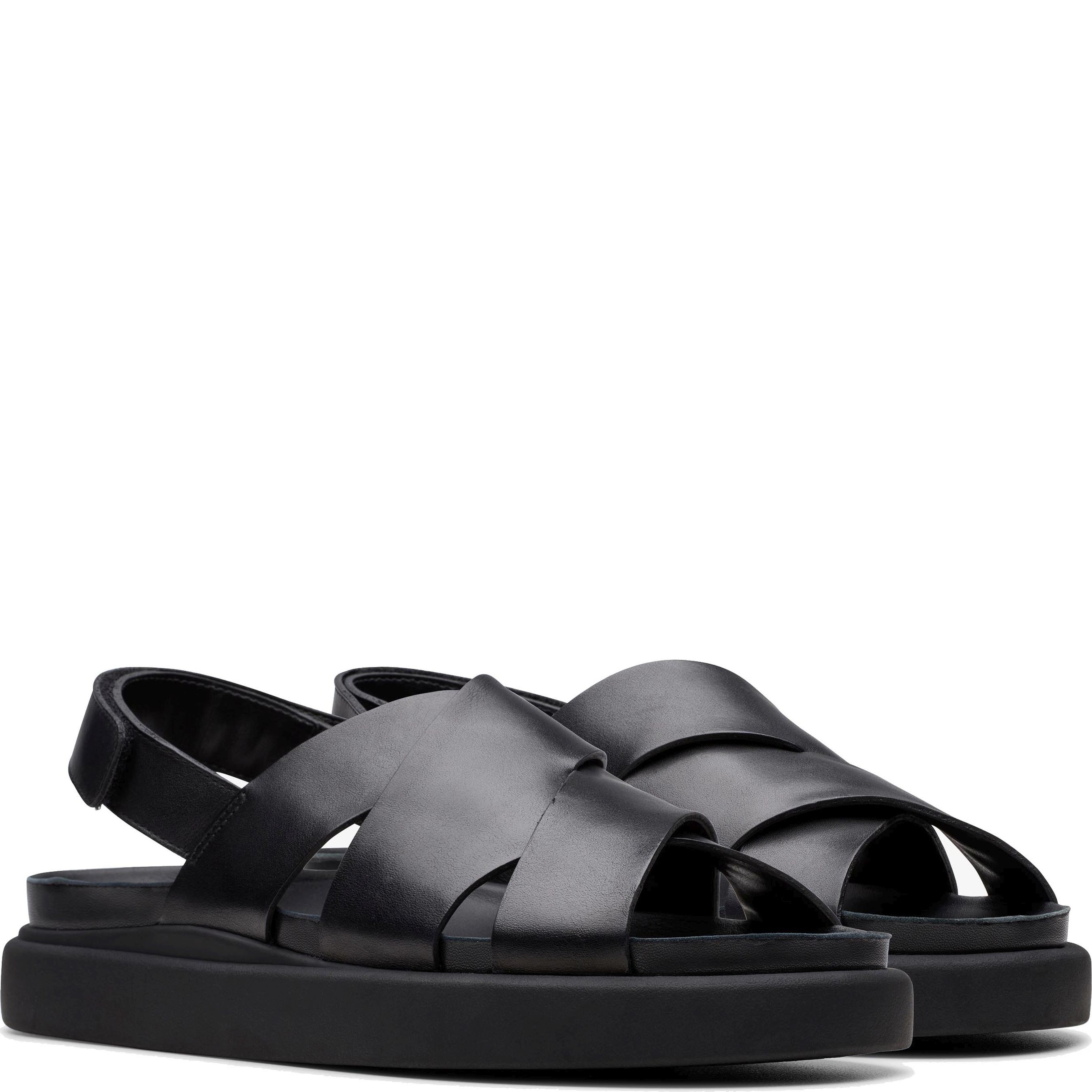 CLARKS Basutės moterims, Juoda, Aristella sun sandals 1