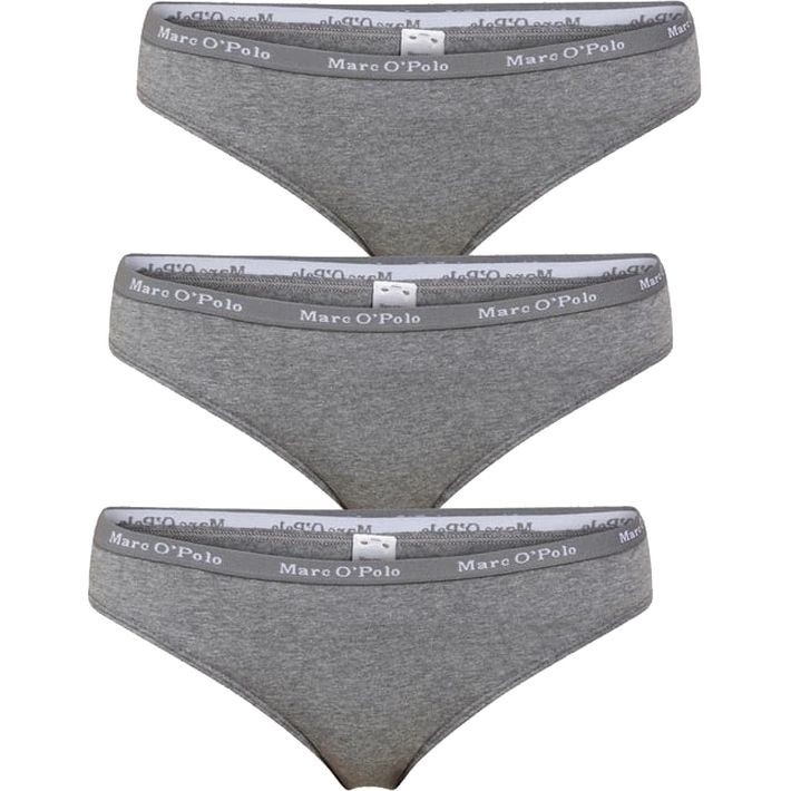 MARC O'POLO Kelnaitės moterims, Pilka, 3-PACK BRIEF