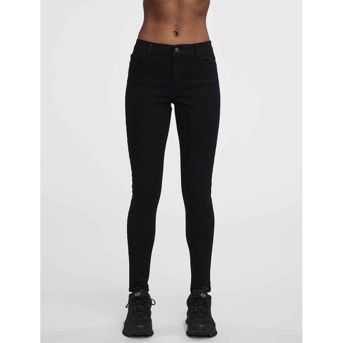 PIECES Slim džinsai moterims, Juoda, Dana skinny jeans 3