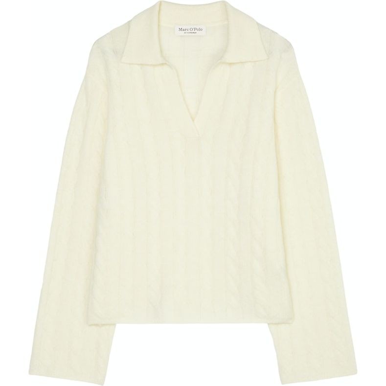 MARC O'POLO Megztinis moterims, Balta 1