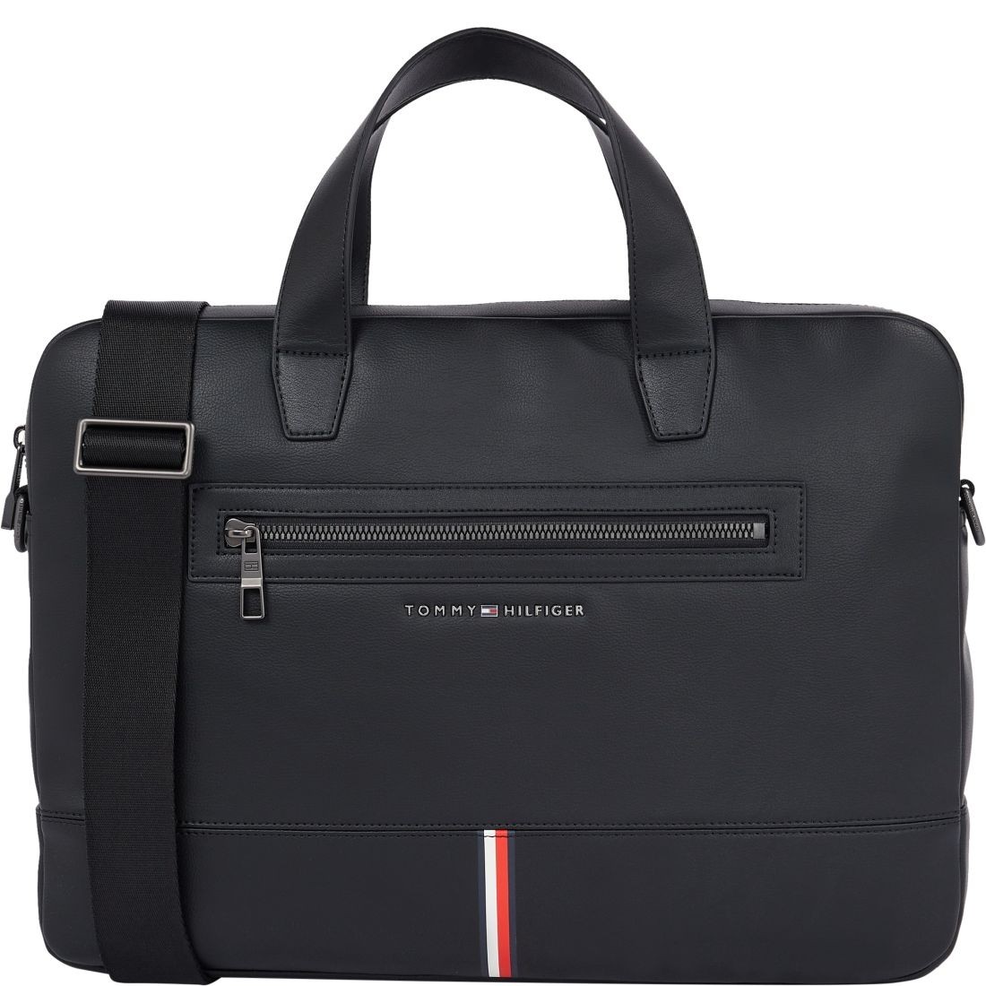TOMMY HILFIGER Dėklas kompiuteriui vyrams, Juoda, Corporate computer bag 1