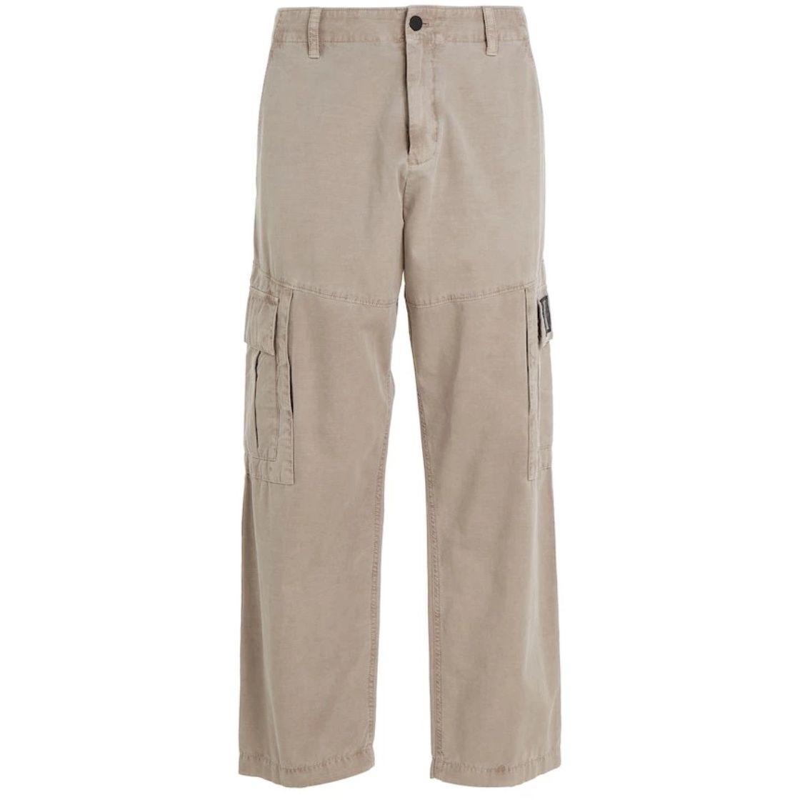 CALVIN KLEIN JEANS Laisvalaikio kelnės vyrams, Smėlio, Mineral dye cargo pant 1