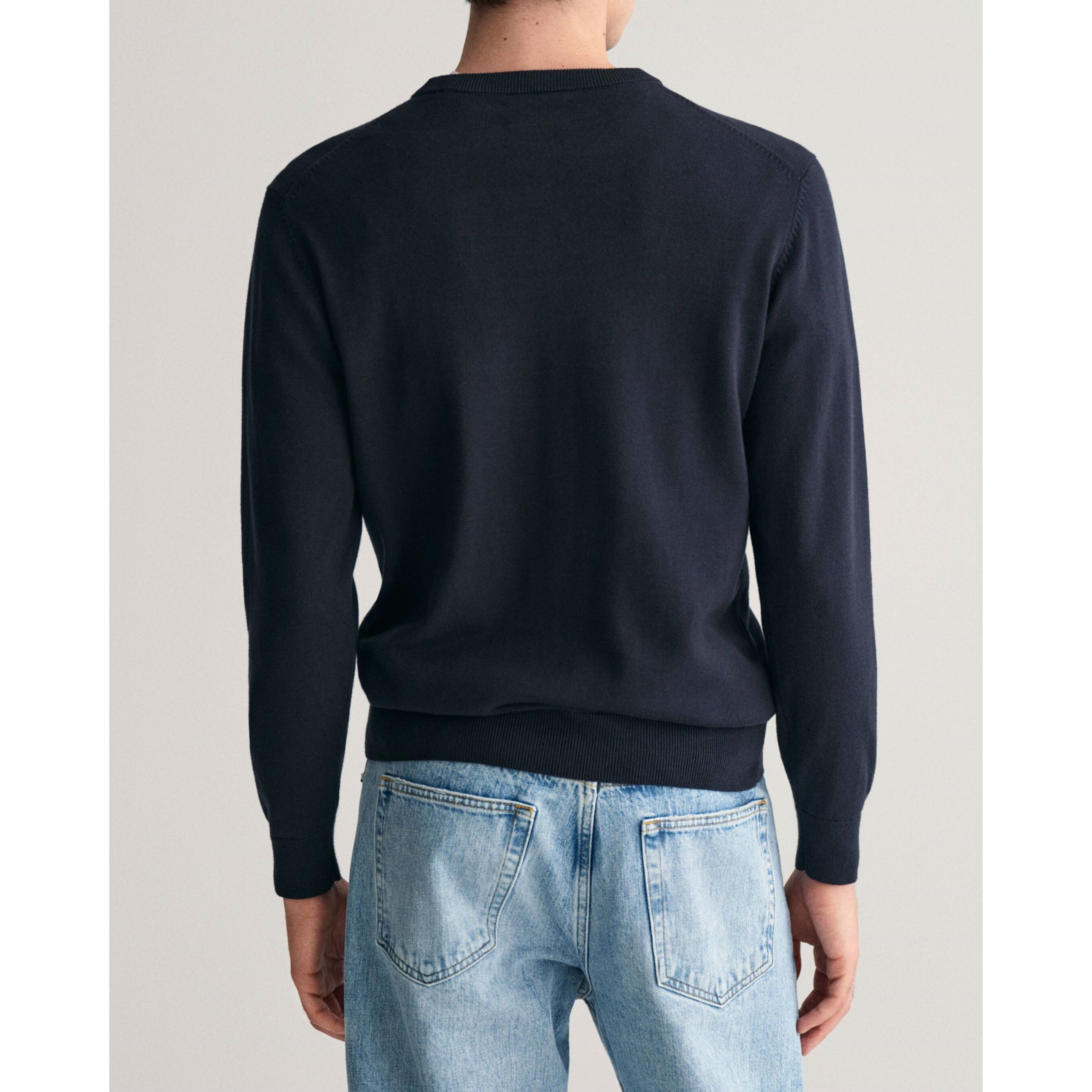 GANT Megztinis vyrams, Mėlyna, CLASSIC COTTON 3