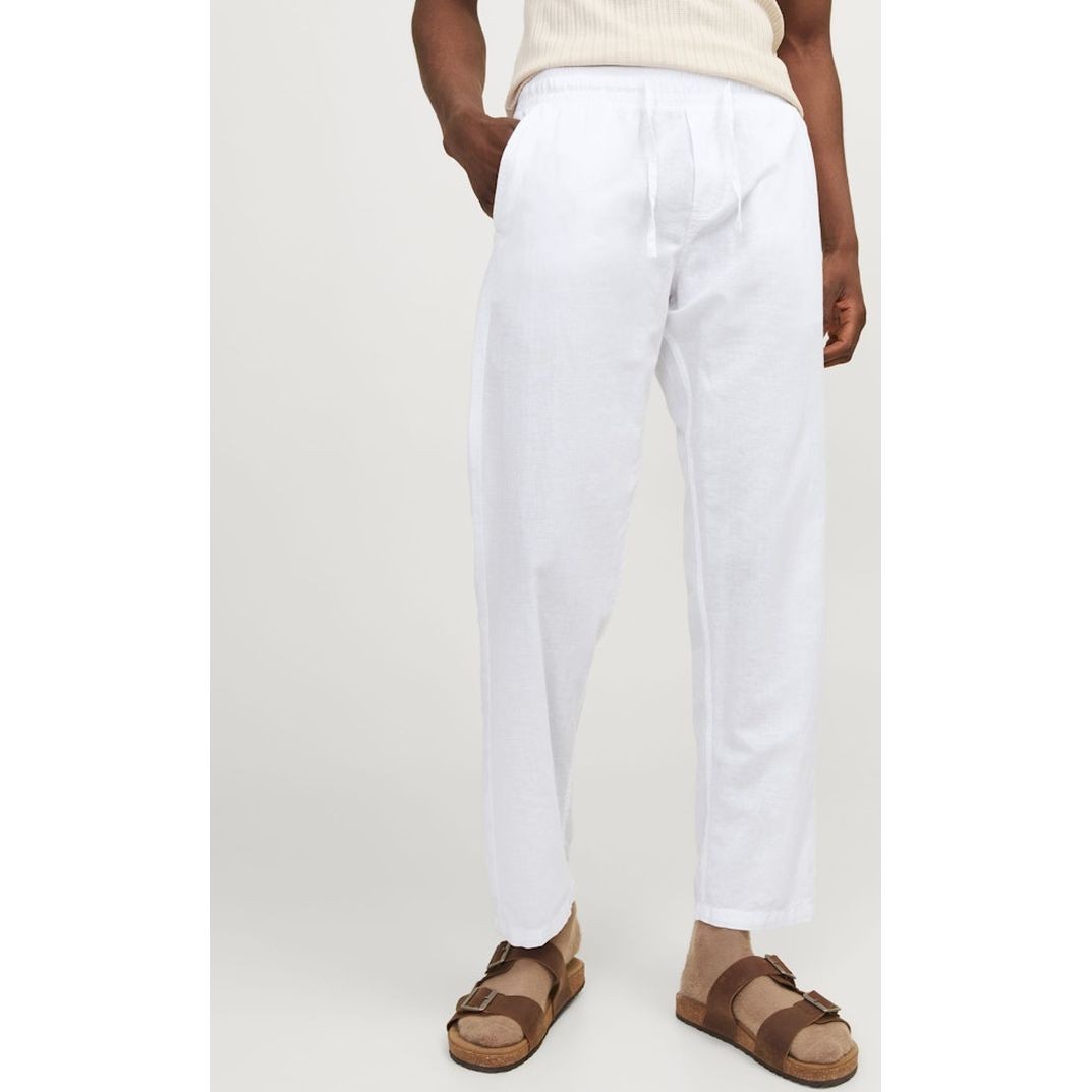 JACK & JONES Kelnės vyrams, Balta, Jpstkane pants 3