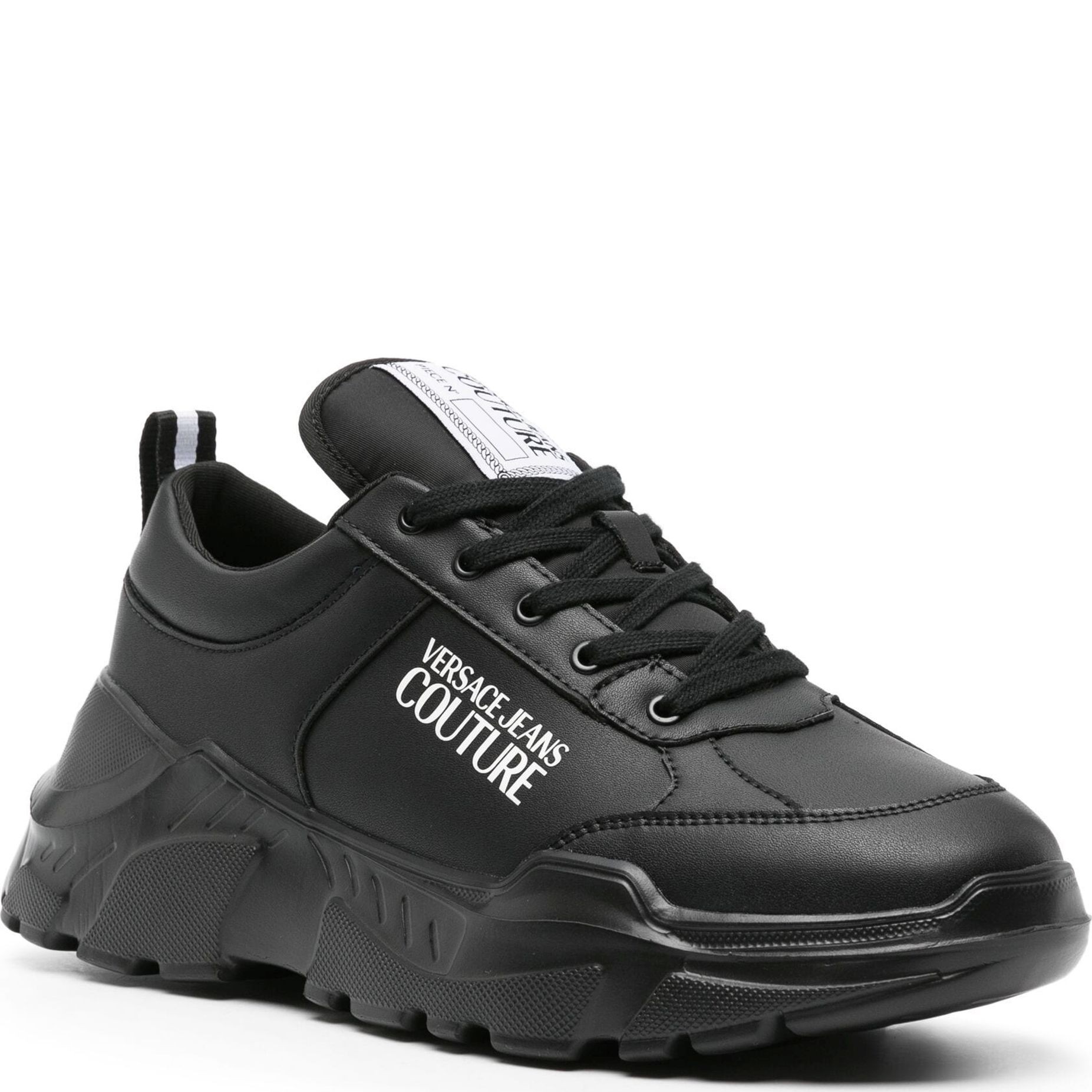 VERSACE JEANS CUTURE Sportbačiai vyrams, Juoda, Fondo Speedtrack Sneakers 1
