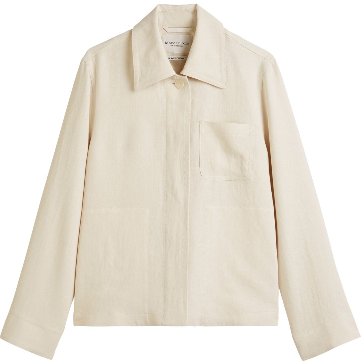 MARC O'POLO Marškiniai ilgomis rankovėmis moterims, Smėlio, Shirts lon 503006674035 1