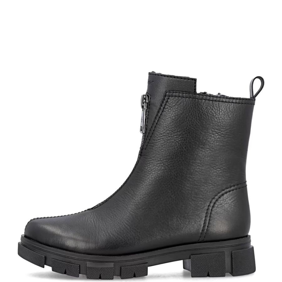 RIEKER Aulinukai moterims, Juoda, Booties 2