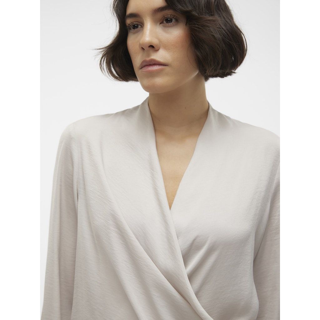 VERO MODA Palaidinės moterims, Pilka, VMKATRINE L/S MIDI TO 4