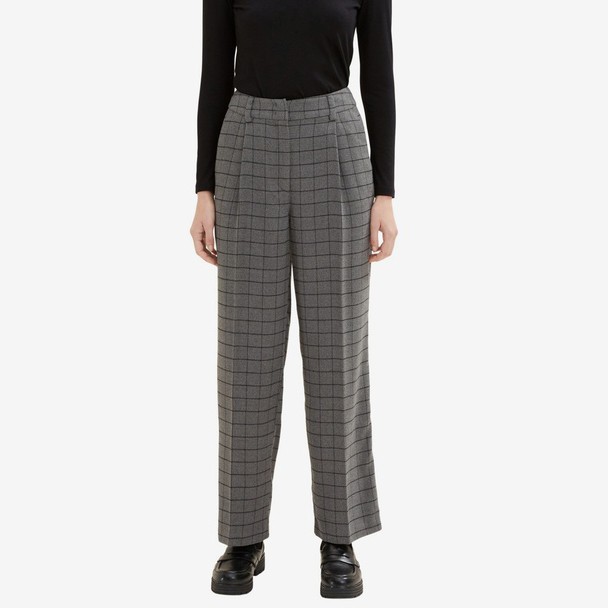 TOM TAILOR Kelnės moterims, Pilka, Kelnės 2