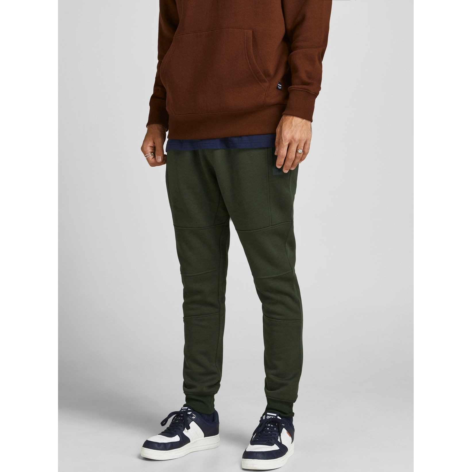 JACK & JONES Kelnės vyrams, Žalia, Kelnės 3