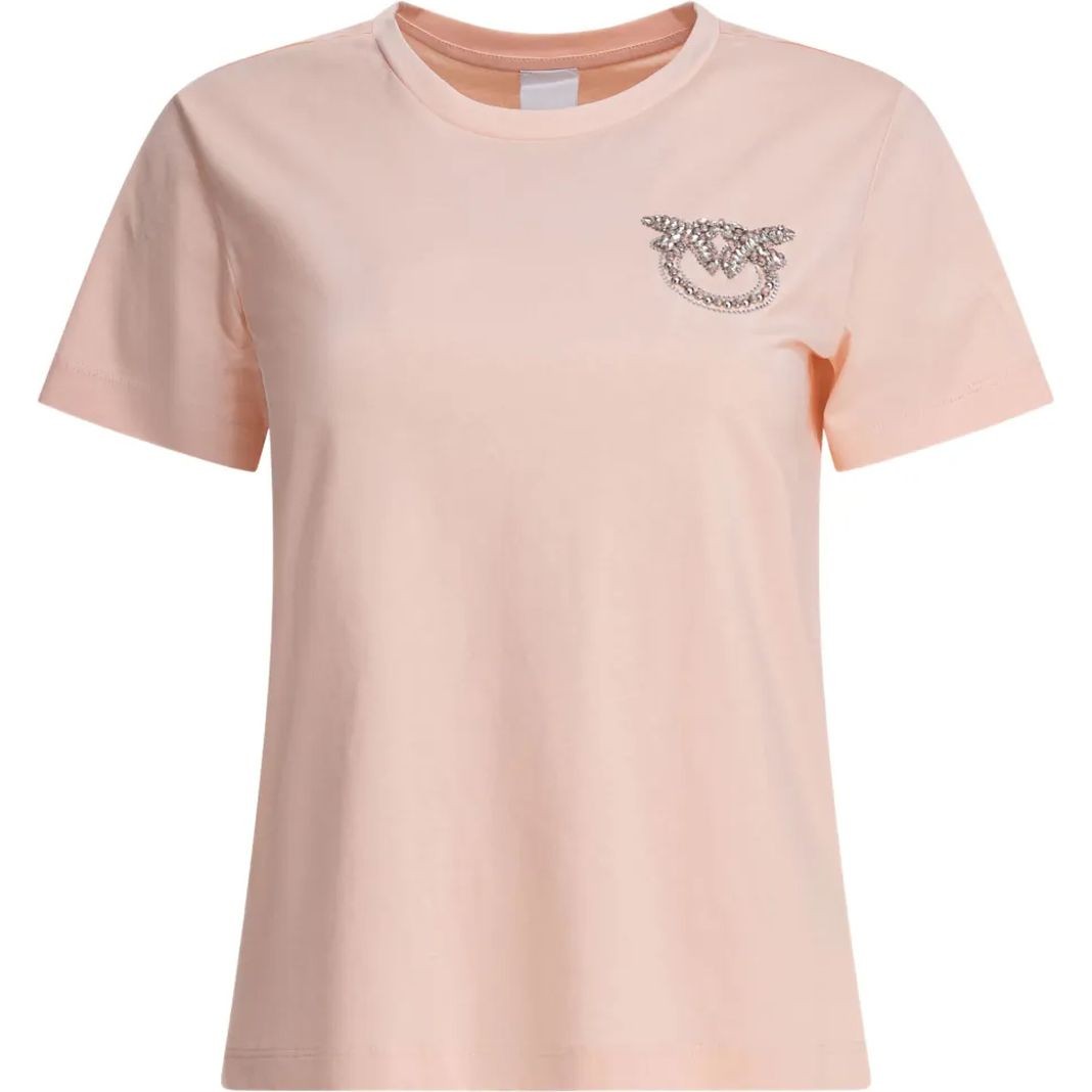 PINKO Marškinėliai trump. rankovėmis moterims, Rožinė, Nambrone t-shirt 1