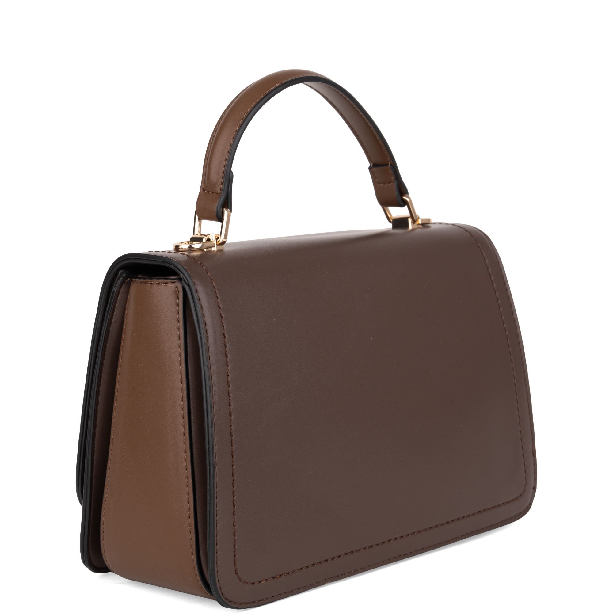 LA CONTE Rankinė per petį moterims, Ruda, Crossbody 2